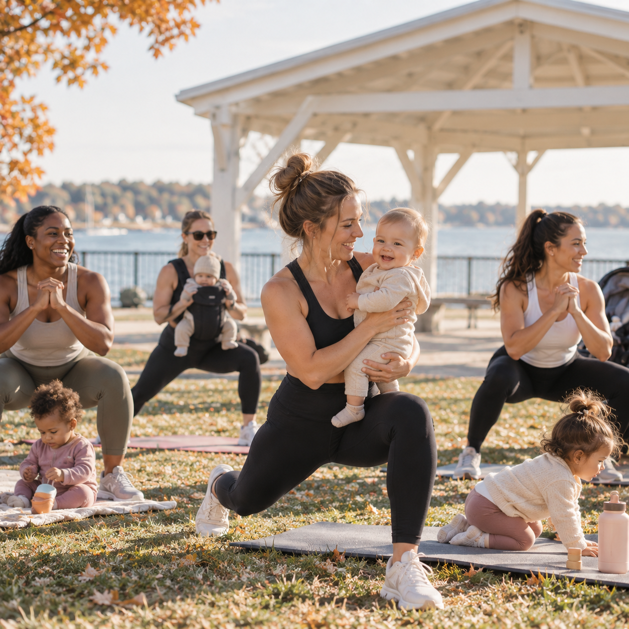 Mamas & Muscles 💪🍂 Mommy + Me Outdoor Strength & Sculpt Class