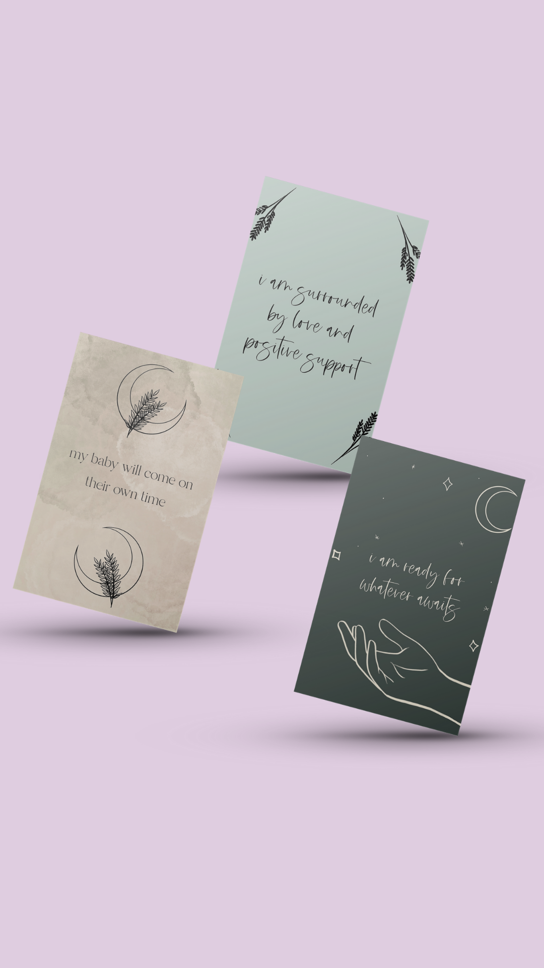 Pregnancy & Birth Affirmation Cards