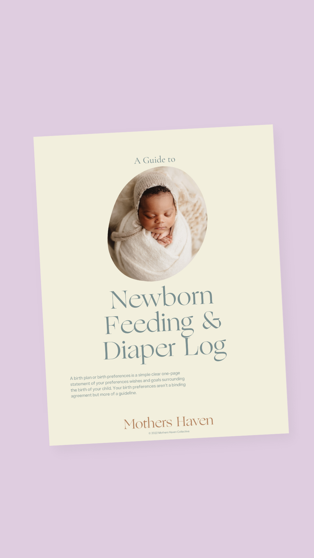 Newborn Feeding and Diaper Log
